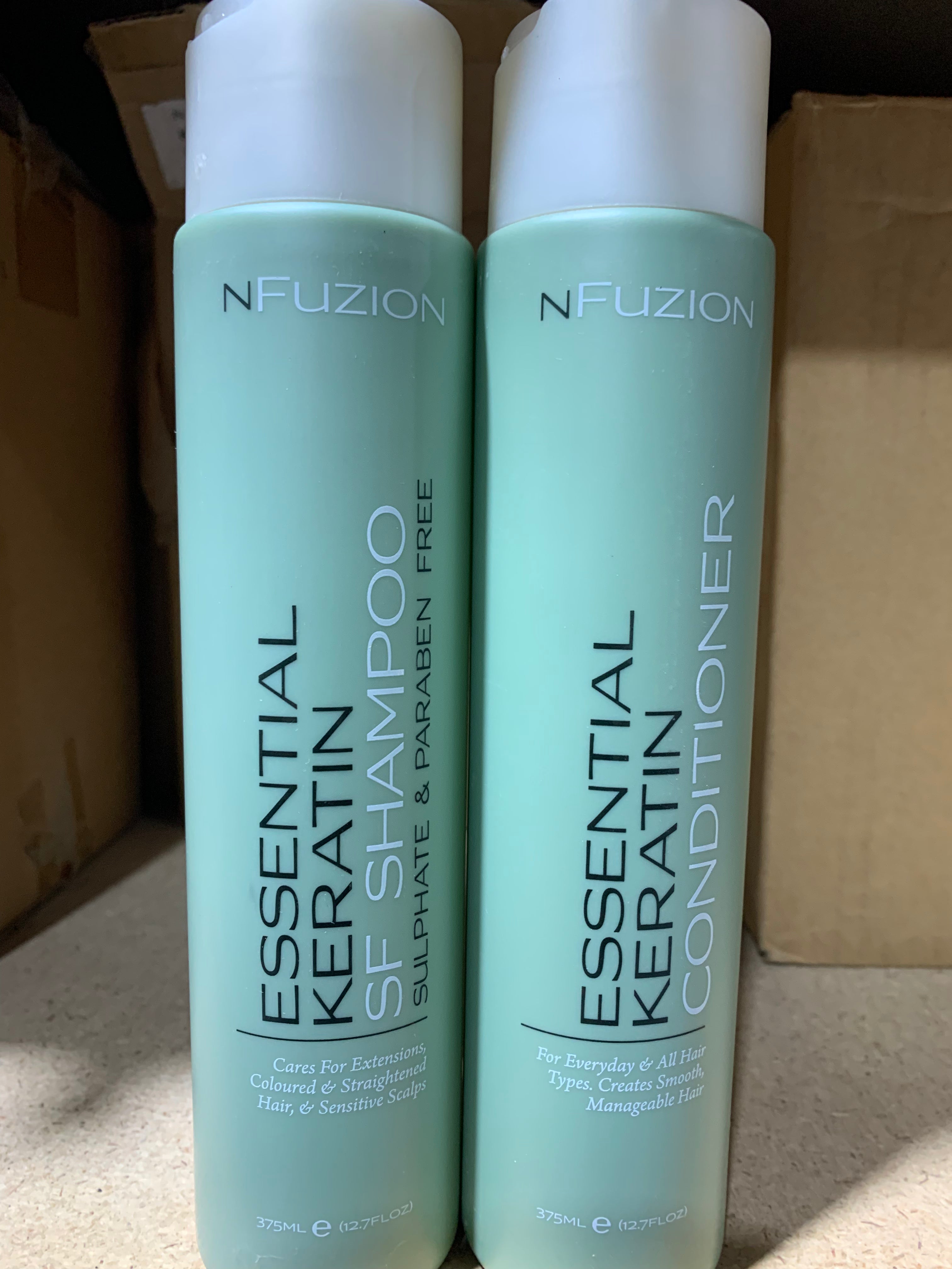 N FUZION  SHAMPOOESSENTIAL KERATIN  375 ml